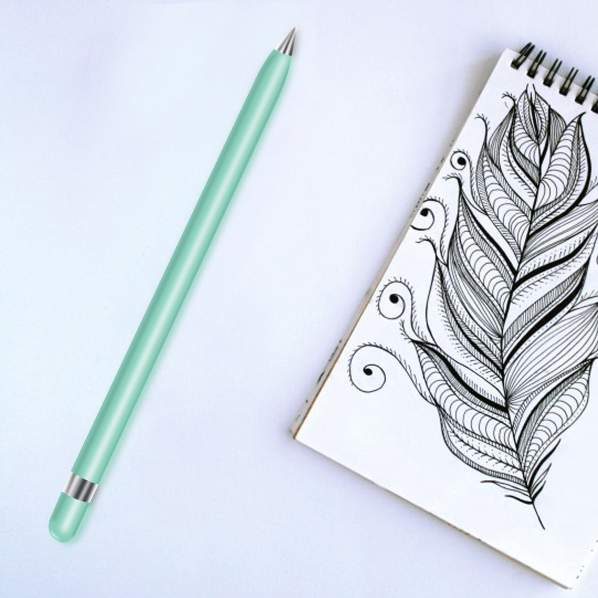 Writing Tools - インク不要の鉛筆 - 1本。削る必要がなく、環境に優しく、学校での美術活動やプレゼントに最適。