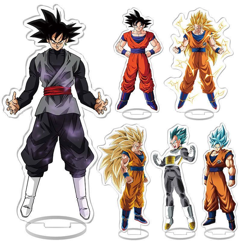 ドラゴンボールの可愛いアクリルスタンド。2Dの日本の漫画風デ - Desk Accessories のレビューと価格