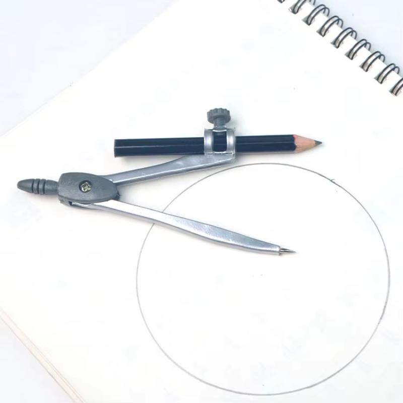 金属製のロック機構付きコンパスセット。持ち運び可能な円描画ツ - Math Geometry Set With Compass のレビューと価格