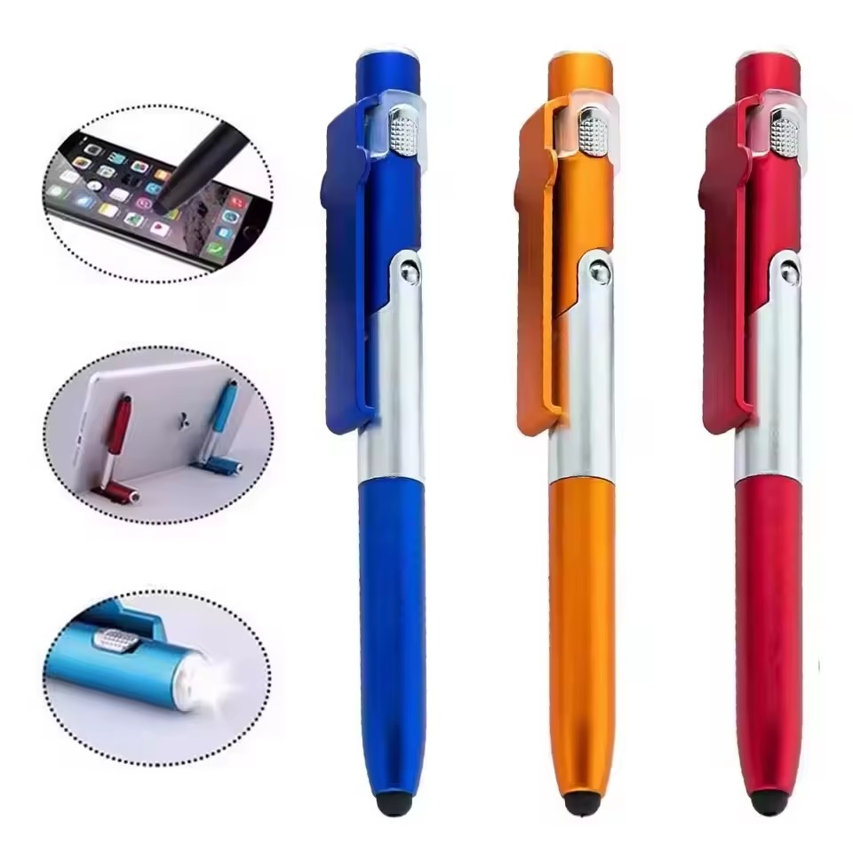 4つの機能が1つになった多機能ボールペン。LEDライト、折り - Writing Tools のレビューと価格