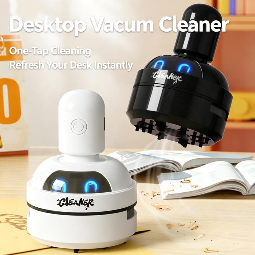 卓上用掃除機、USB充電式、3段階の吸引力調整、小型で可愛ら - Mini Desktop Vacuum Cleaner For Eraser Dust のレビューと価格