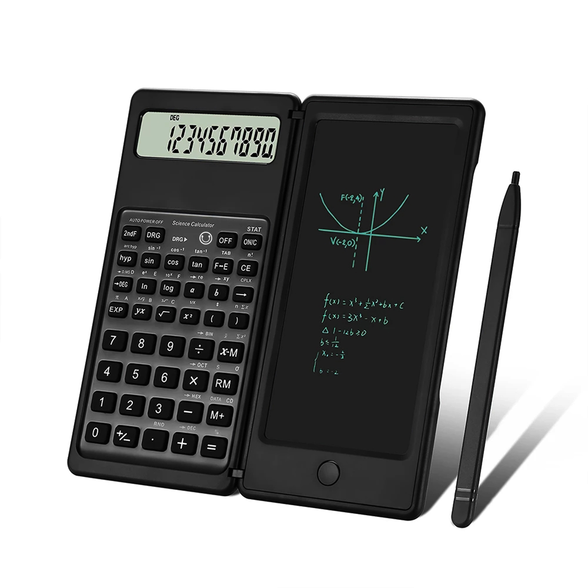 科学計算機、折りたたみ式タブレット付き、多機能エンジニアリン - Scientific Calculator For Secondary School のレビューと価格